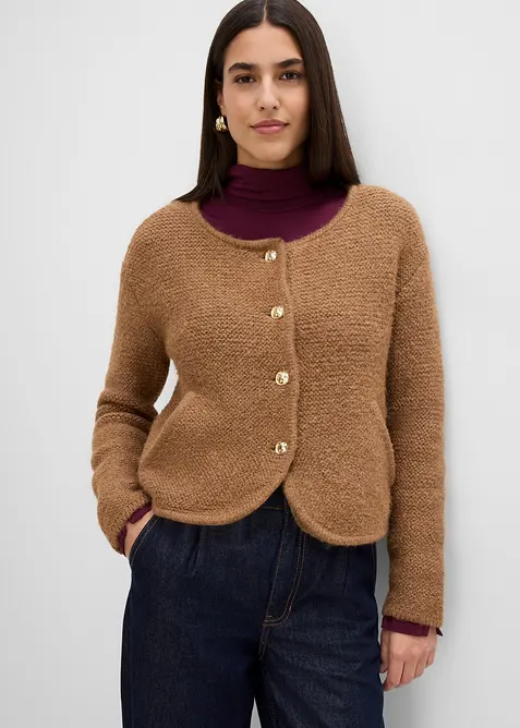 Weit geschnittene Strickjacke, bonprix