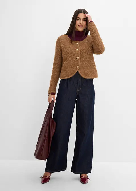 Weit geschnittene Strickjacke, bonprix