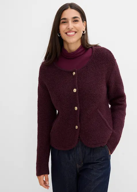 Weit geschnittene Strickjacke, bonprix