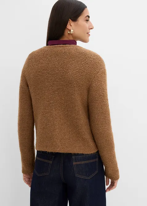 Weit geschnittene Strickjacke, bonprix