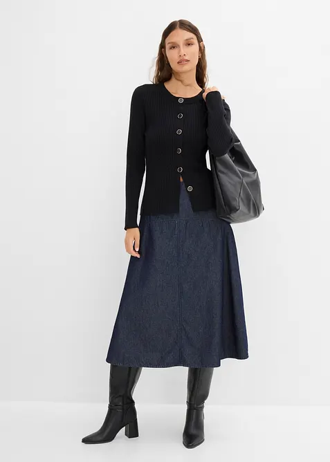 Feinstrickjacke aus Viskose-Mix, bonprix
