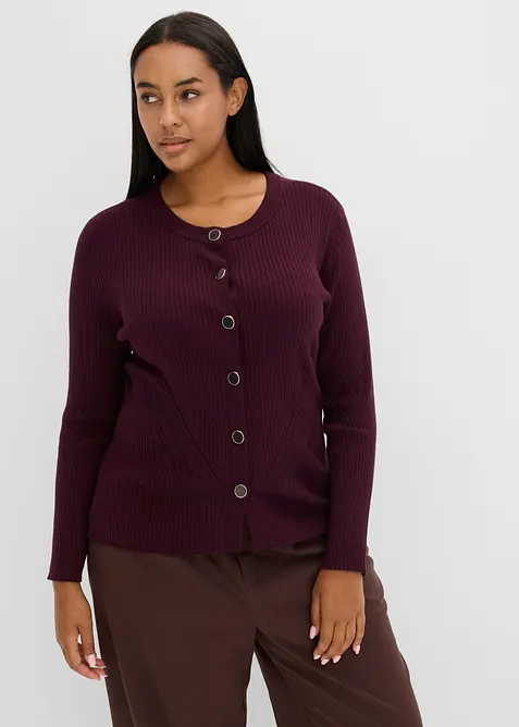Feinstrickjacke aus Viskose-Mix, bonprix