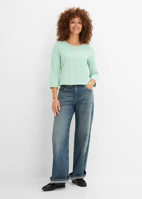 Shirt 3/4-Arm (4er Pack), bonprix