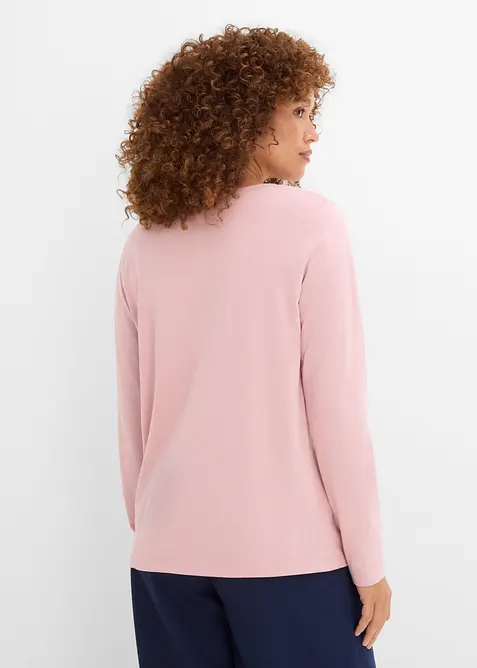 Lot de 5 T-shirts manches longues, bonprix
