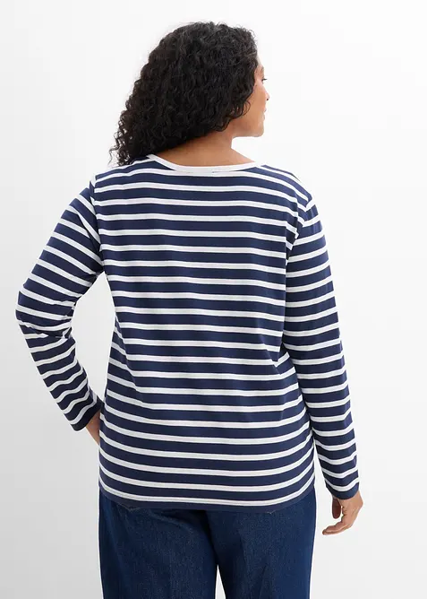 Lot de 3 T-shirts manches longues, bonprix