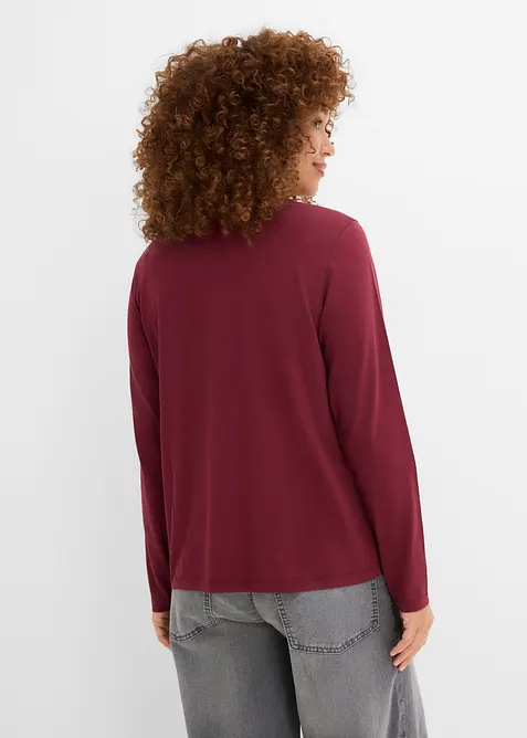 Lot de 5 T-shirts manches longues, bonprix