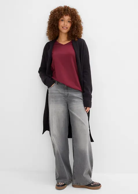 Longstrickjacke, bonprix