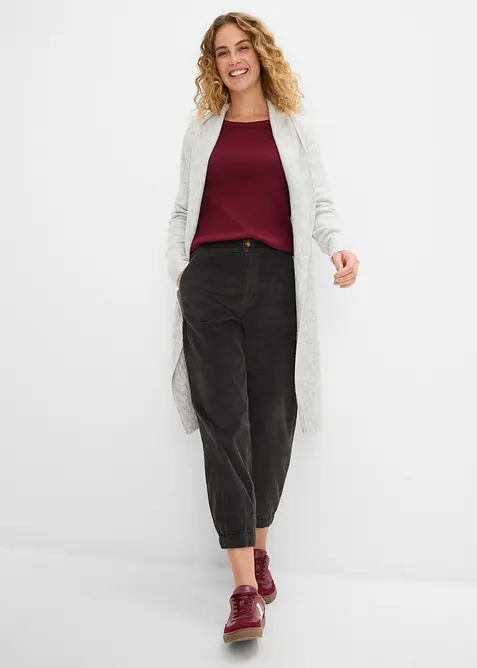 Cordhose in Barellform, bonprix