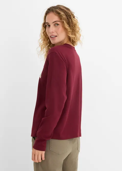 Langarmshirt aus purer Baumwolle, bonprix