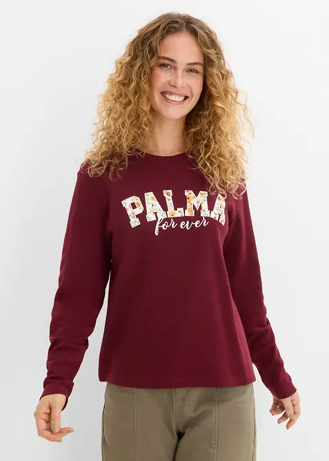 Langarmshirt aus purer Baumwolle, bonprix