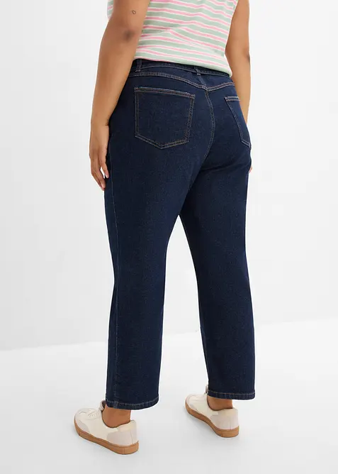 Straight-Jeans High Waist, cropped, bonprix