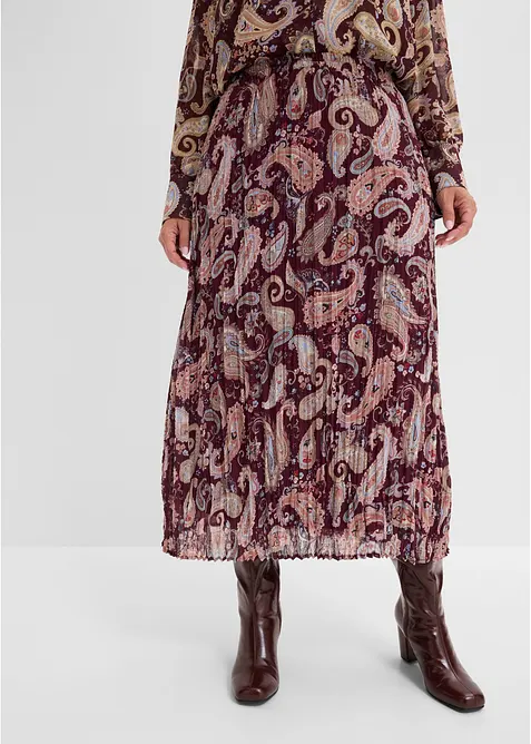 Chiffonrock mit Paisleyprint, bonprix
