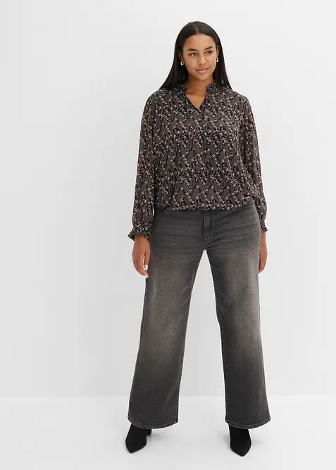 Bluse aus leichtem Chiffon, bonprix