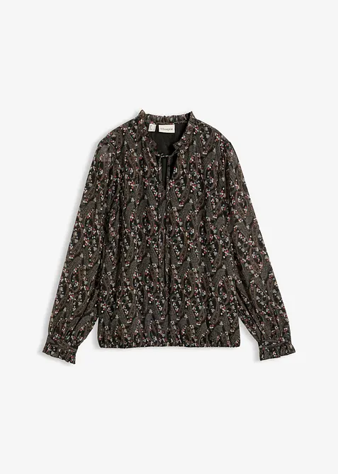 Bluse aus leichtem Chiffon, bonprix