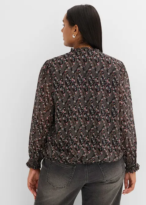 Bluse aus leichtem Chiffon, bonprix