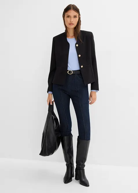 Langarmshirt aus softem Viskose-Mix, bonprix