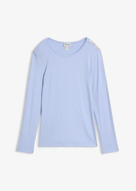 Langarmshirt aus softem Viskose-Mix, bonprix