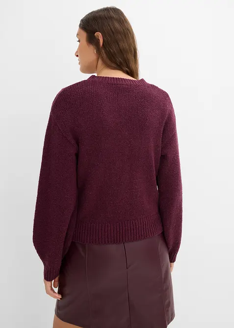 Grobstrickjacke mit Knopfleiste, bonprix