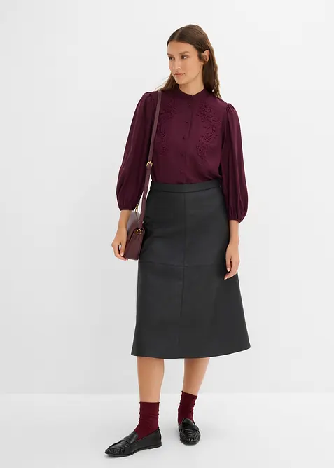 Bluse aus flie&szlig;endem Lyocell-Mix, bonprix