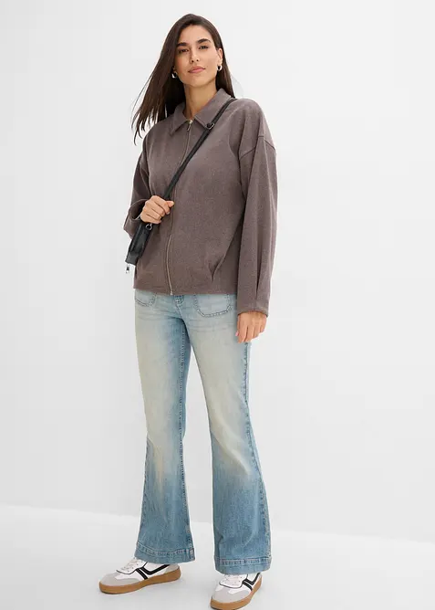 Shirtjacke in Wolloptik, bonprix