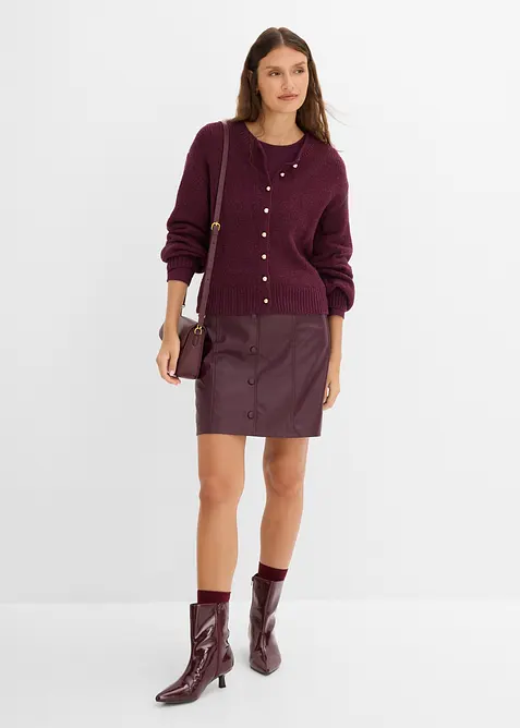 Grobstrickjacke mit Knopfleiste, bonprix