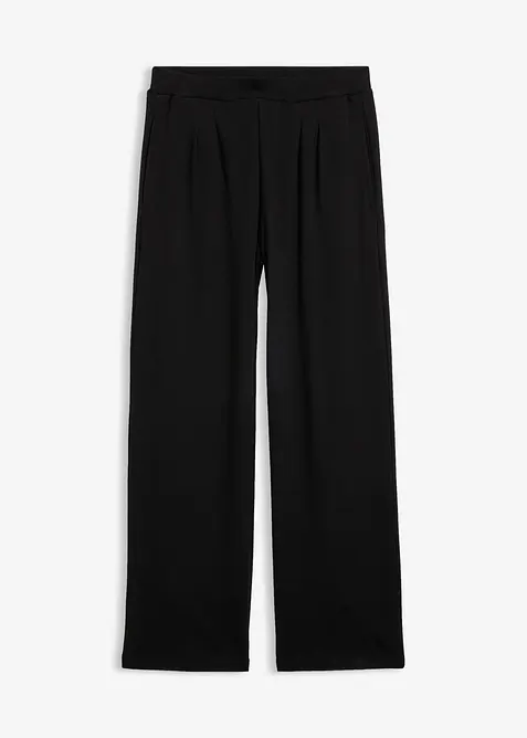 Pantalon en jersey &agrave; pinces, bonprix