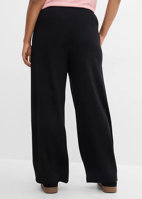 Pantalon en jersey &agrave; pinces, bonprix