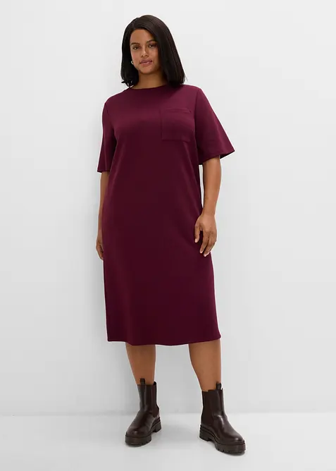 Robe en jersey avec poche poitrine, bonprix