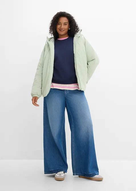 Gummierte, winddichte Outdoorjacke, bonprix
