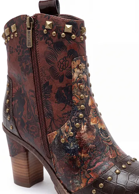 Bottines &agrave; talon carr&eacute; Mustang, Mustang