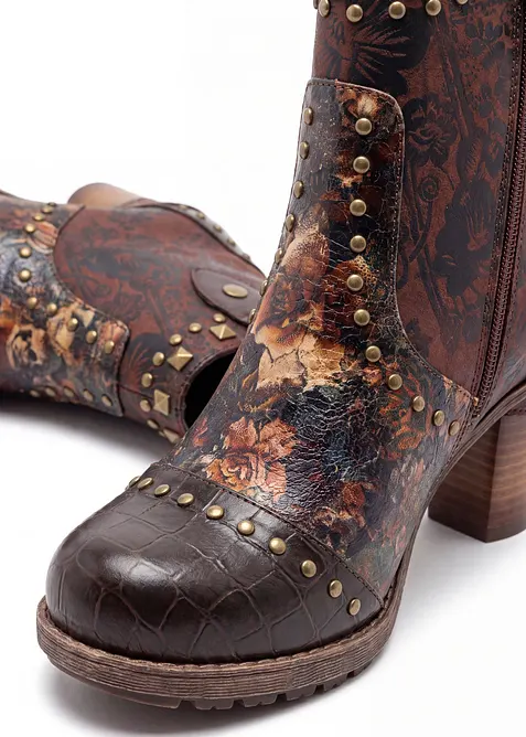 Bottines &agrave; talon carr&eacute; Mustang, Mustang