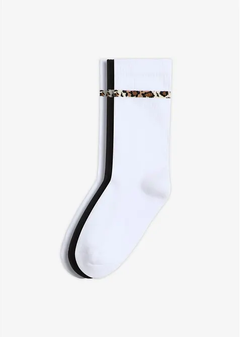 Lot de 3 paires de chaussettes de tennis, bonprix
