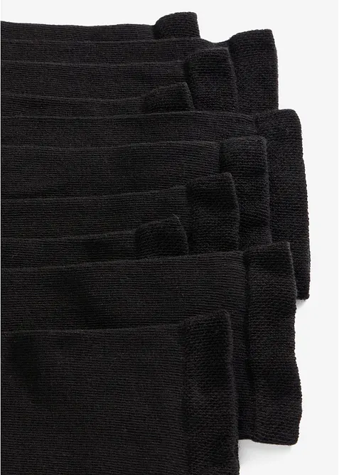 Lot de 10 paires de chaussettes, bord non comprimant, bonprix