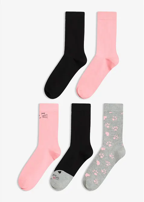 Lot de 5 paires de chaussettes, bonprix