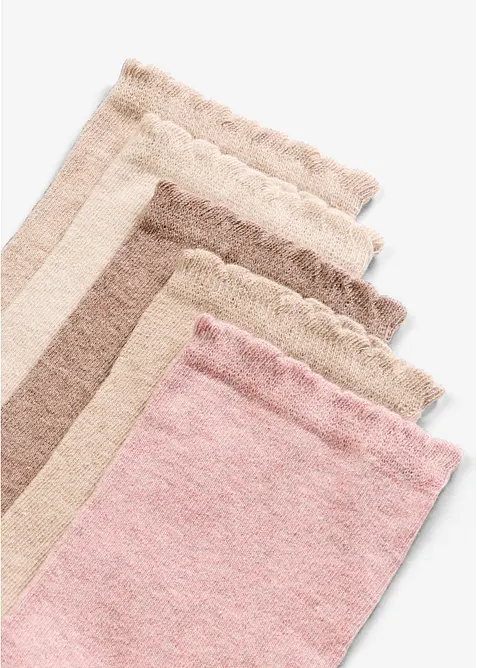 Socken mit Bio-Baumwolle (5er Pack), bonprix