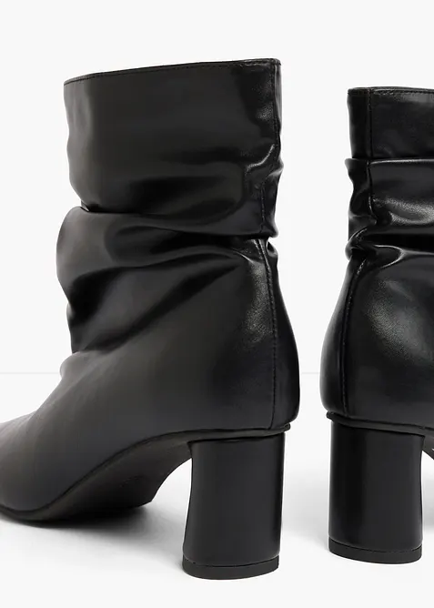 Bottines &agrave; fronces, bonprix
