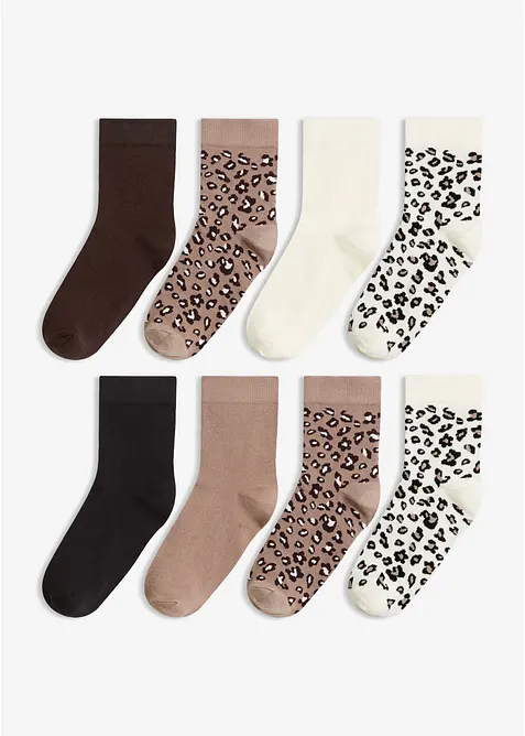 Lot de 8 paires de chaussettes, bonprix
