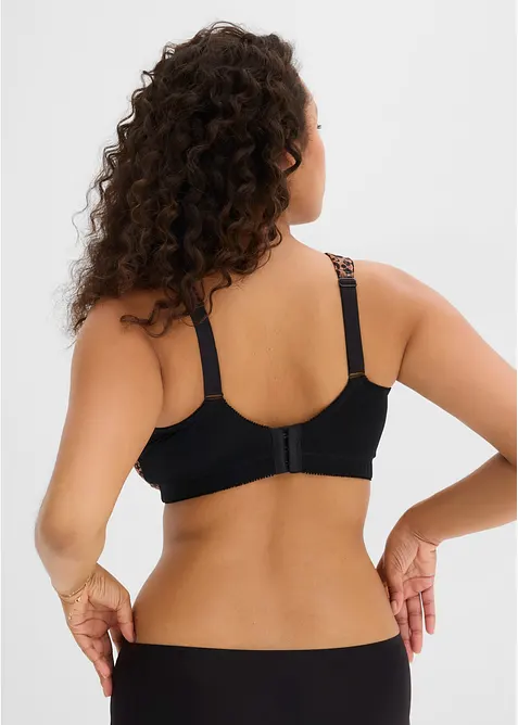 Soutien-gorge grand maintien sans armatures, bretelles rembourr&eacute;es, bonprix