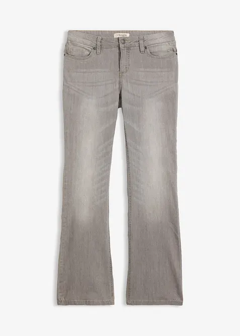 Jean bootcut taille mi-haute, extensible et confortable, bonprix