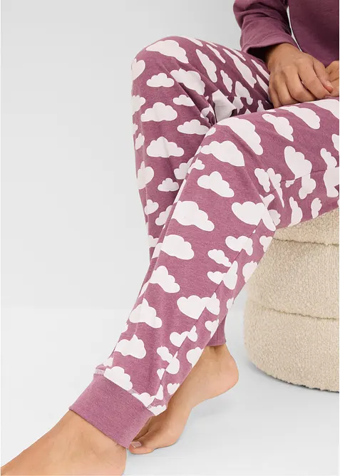 Pyjama aus reiner Bio-Baumwolle, bonprix