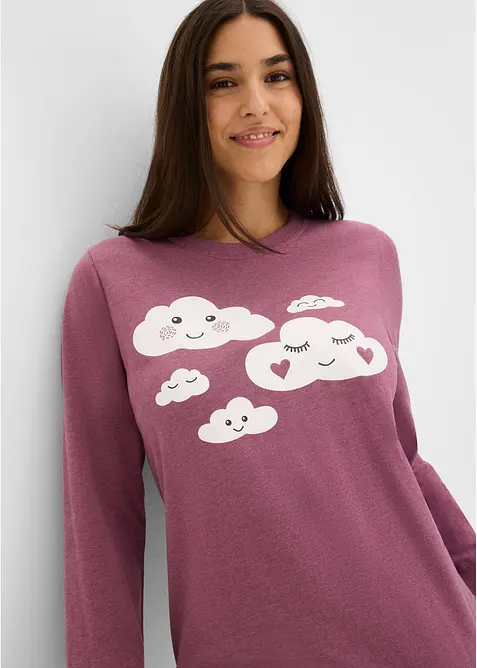 Pyjama aus reiner Bio-Baumwolle, bonprix