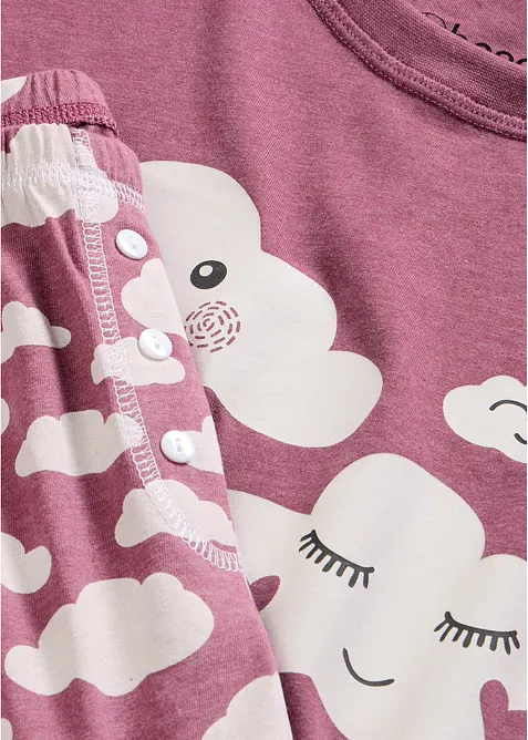 Pyjama aus reiner Bio-Baumwolle, bonprix