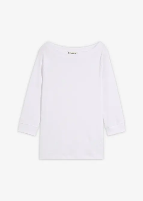 T-shirt manches longues 100% coton, bonprix
