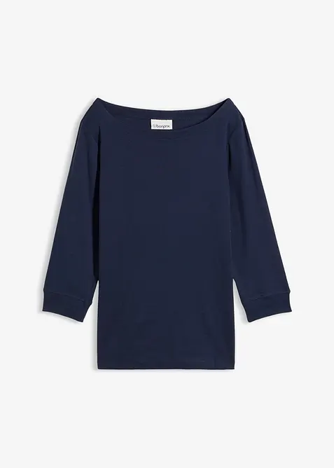 Langarmshirt aus reiner Bio-Baumwolle, bonprix