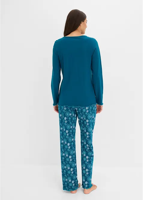 Pyjama aus reiner Bio-Baumwolle, bonprix