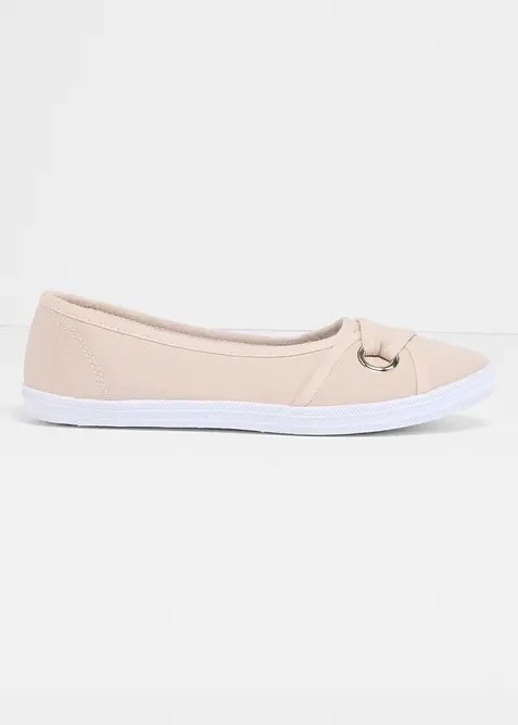 Ballerinas aus Baumwoll-Canvas, bonprix