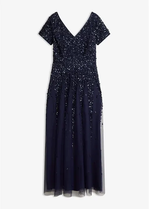 Kleid mit Pailletten, bonprix