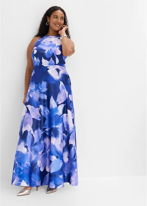 Maxikleid aus gl&auml;nzendem Satin, bonprix