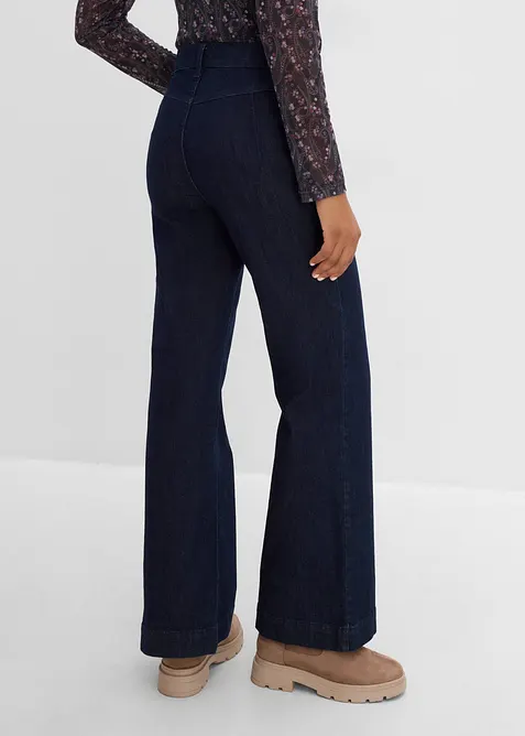 Jean flare taille haute, bonprix