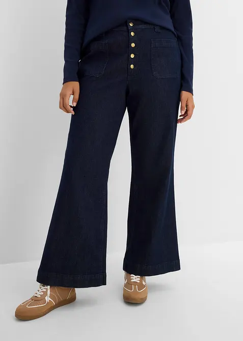 Flared-Jeans High Waist, bonprix